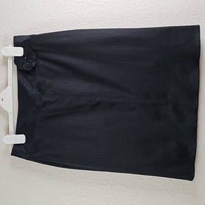 DStudio | NWT Women's Classic Elevated Lined Pleated Back Black  Skirt sz10